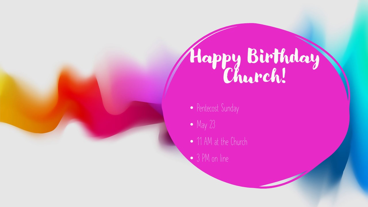 Footprints Toward Faith #2  Happy Birthday Church